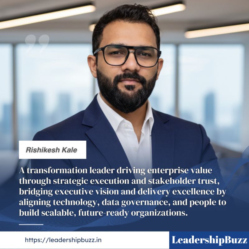 Rishikesh Kale brings deep domain expertise across the automotive, manufacturing, and retail sectors, consistently rishikesh